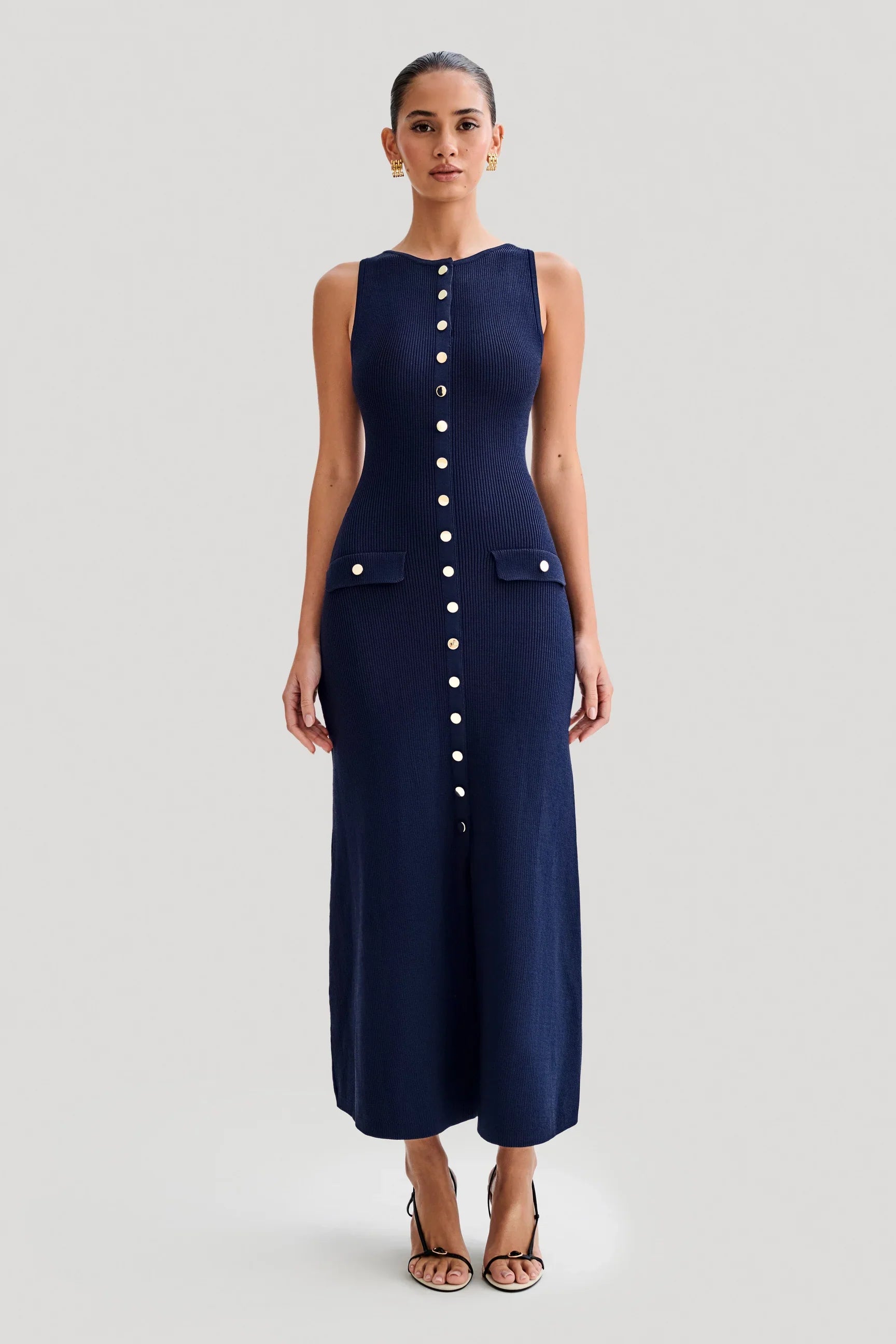 Georgina Navy Maxi Dress